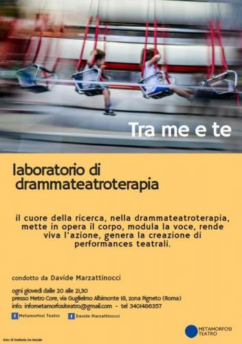 Tra Me E Te Laboratorio Di Drammateatroterapia A Roma - Roma