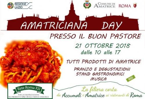 Amatriciana Day Al Buon Pastore A Roma - Roma