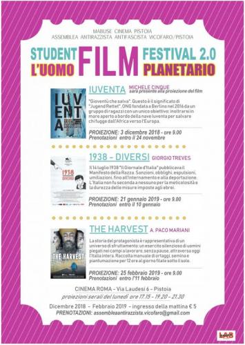 Student Film Festival - L'uomo Planetario - Pistoia