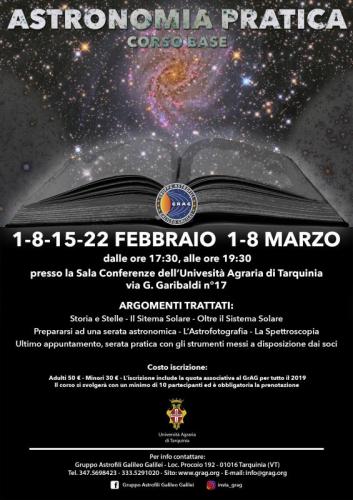 Corso Di Astronomia Base A Tarquinia - Tarquinia