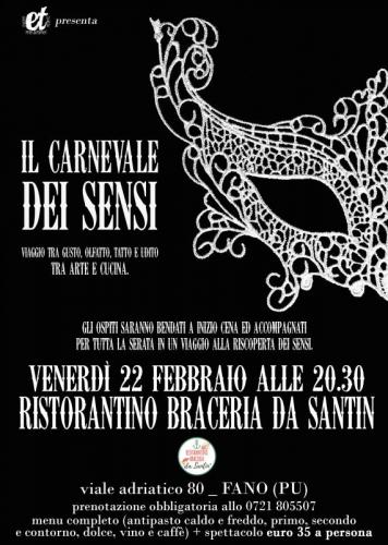 Il Carnevale Dei Sensi. Cena Sensoriale A Fano - Fano