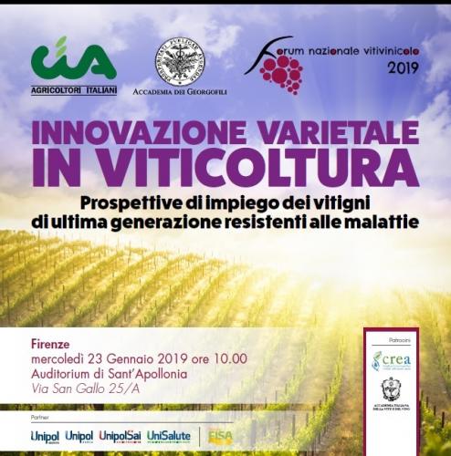 Forum Nazionale Vitivinicolo Di Cia Agricoltori Italiani - Firenze