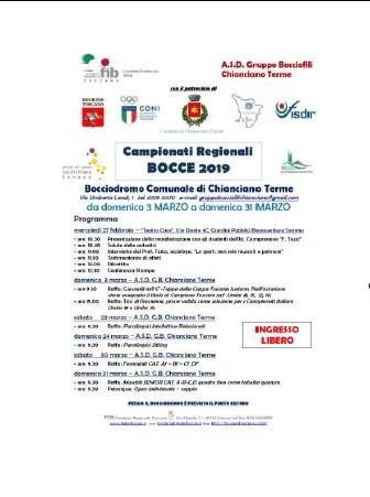 Campionati Regionali Bocce A Chianciano Terme - Chianciano Terme