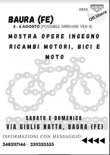 Mostra Scambio Auto Moto Oggetti Del Passato A Baura - Ferrara