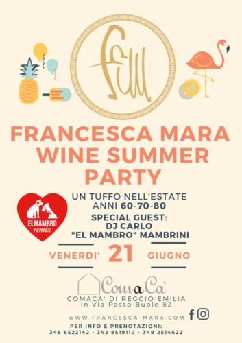Francesca Mara Wine Summer Party A Reggio Emilia - Reggio Emilia