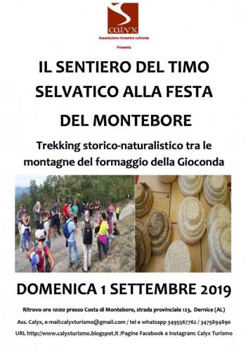 Il Sentiero Del Timo Selvatico Alla Festa Del Montebore A Dernice - Dernice