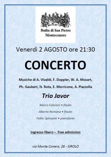 Concerto Trio Javor A Sirolo - Sirolo