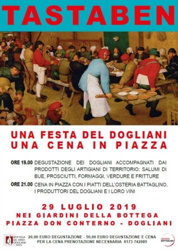 Tastaben La Grande Cena In Piazza A Dogliani - Dogliani