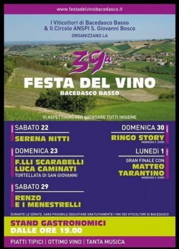 Festa Del Vino A Bacedasco Basso  - Vernasca