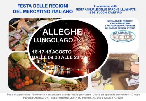 Festa Del Prosciutto E Delle Regioni Italiane A Alleghe - Alleghe