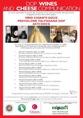Dop Wines And Cheese Comunication - Cremona