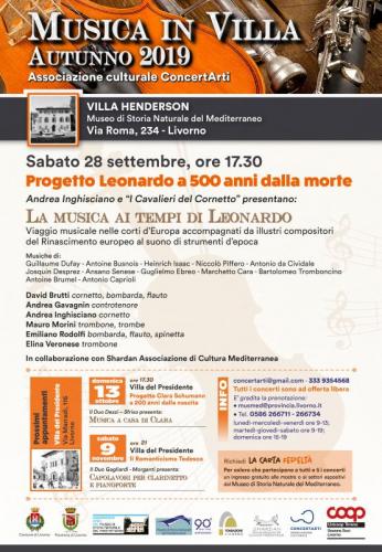 La Musica Ai Tempi Di Leonardo A Livorno - Livorno