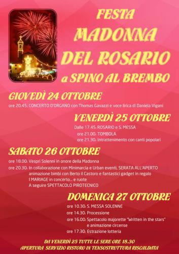 Festa Della Madonna Del Rosario A Spino Al Brembo - Zogno