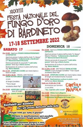 Festa Nazionale Del Fungo D'oro - Bardineto