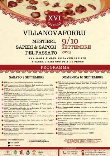 Mestieri, Saperi E Sapori Del Passato - Villanovaforru