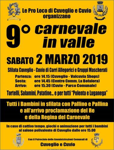 Carnevale In Valle - Cuvio