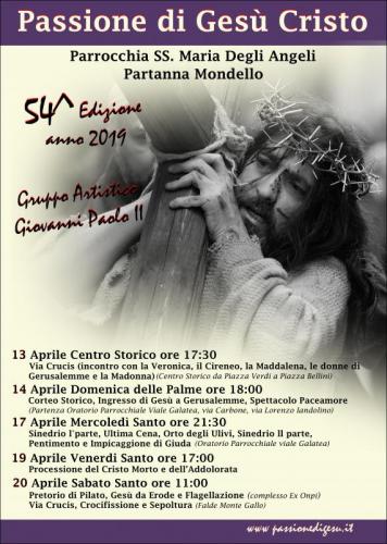 Passione Di Gesù A Partanna Mondello - Palermo