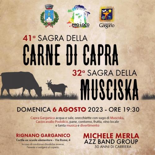 Sagra Della Carne Di Capra E Musciska A Rignano Garganico - Rignano Garganico