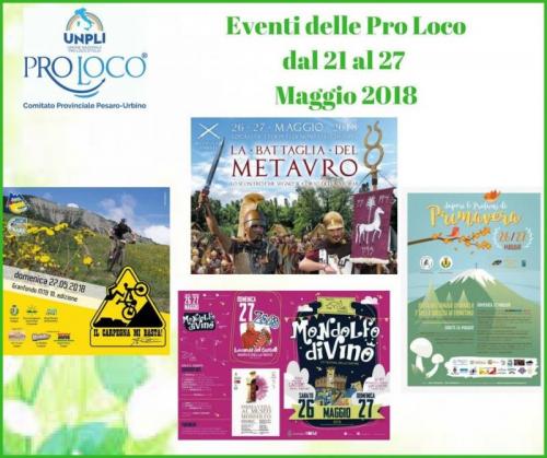Eventi In Provincia Di Pesaro - Urbino Nel Weekend