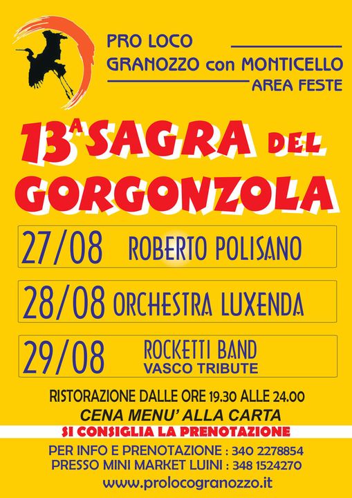 Sagra Del A Granozzo Con Monticello 27 AUG 2021