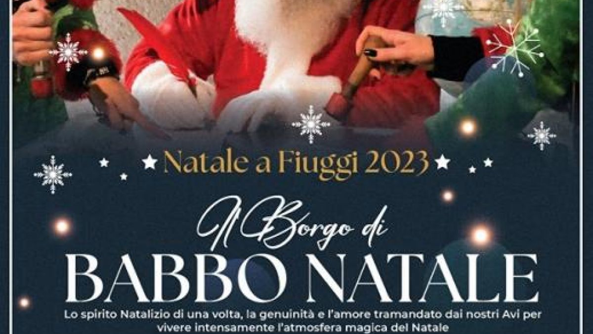 Babbo Natale 6 Dicembre.Natale A Fiuggi A Fiuggi 2020 Fr Lazio Eventi E Sagre