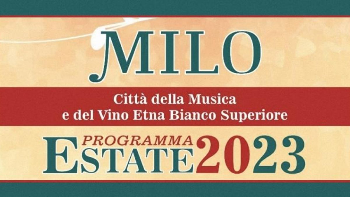 Estate Milese a Milo | 2023 | (CT) Sicilia | eventiesagre.it