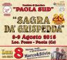 Sagra Da' Grispedda, Evento Organizzato Dal Comitato Paolasud - Paola (CS)