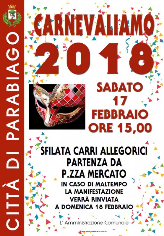 Carnevale A Parabiago a Parabiago | 2018 | (MI) Lombardia. Carnevale ...