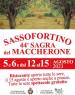 Sagra Del Maccherone Sassofortino, Edizione - 2023 - Roccastrada (GR)