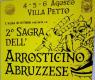 Sagra dell’arrosticino abruzzese certificato di Villa Petto, 2^ Edizione - 2017 - Colledara (TE)