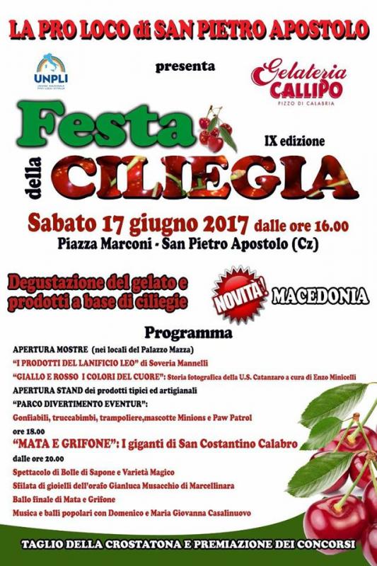 Festa Della Ciliegia A San Pietro Apostolo 17 Cz Calabria Eventi E Sagre