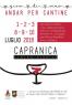 Andar Per Cantine, A Capranica: Apertura Delle Cantine, Degustazioni, Musica Artigianato - Capranica (VT)