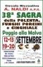 Sagra Della Polenta Funghi Porcini E Cinghiale, Edizione 2026 - Carmignano (PO)