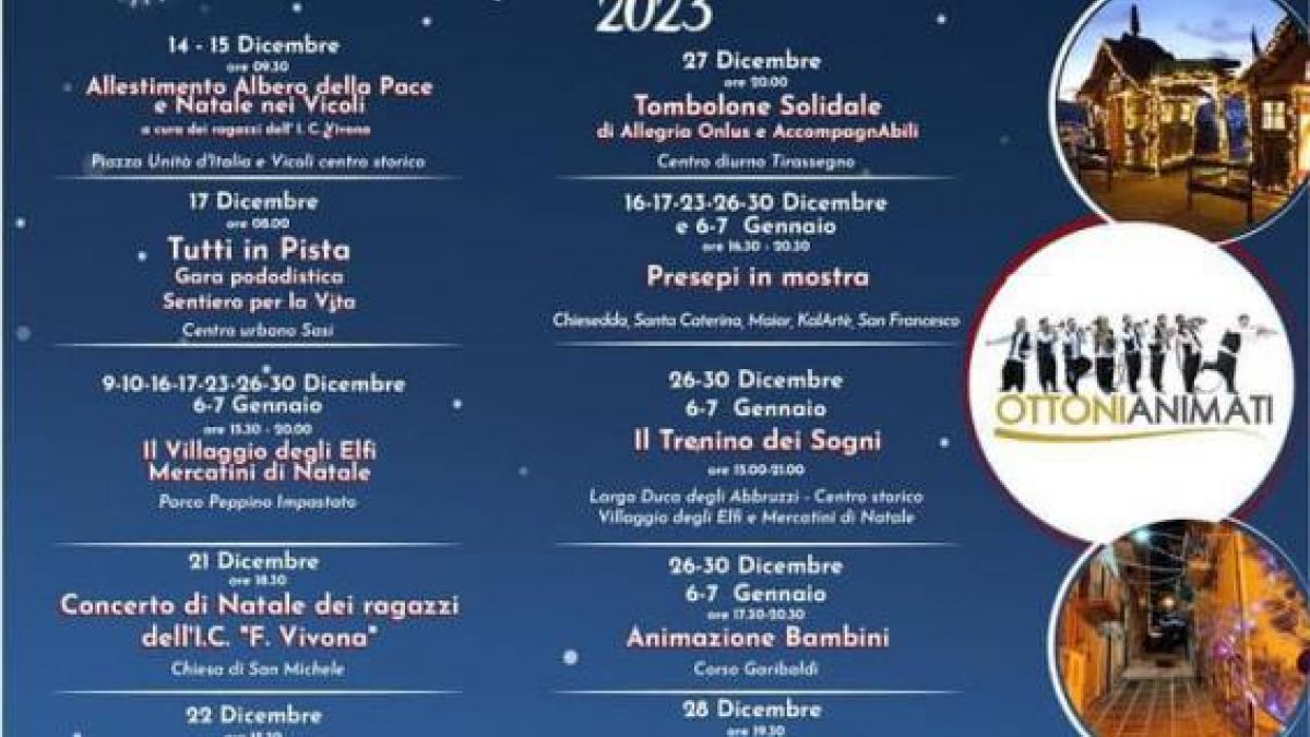 Dove Vedere Babbo Natale.Natale A Calatafimi Segesta A Calatafimi Segesta 2020 Tp Sicilia Eventi E Sagre