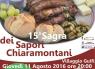 Sagra Dei Sapori Chiaramontani, Edizione 2016 - Chiaramonte Gulfi (RG)