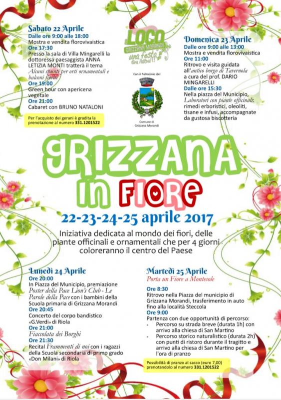 Fiori 25 Aprile 2017.Grizzana In Fiore A Grizzana Morandi 2017 Bo Emilia Romagna