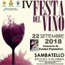 La Festa Del Vino, A Sambatello La 4^ Edizione - Reggio Calabria (RC)