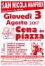 Cena In Piazza, A San Nicola Manfredi - San Nicola Manfredi (BN)