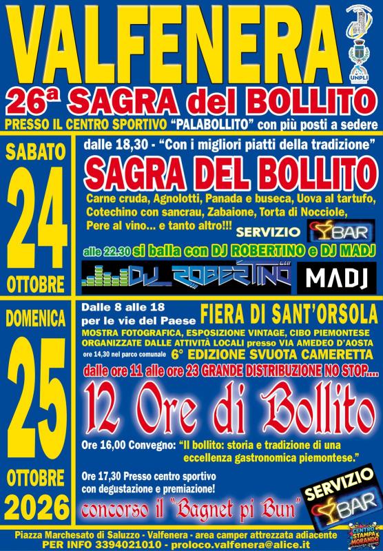 Sagra Del Bollito A Valfenera