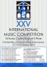 International Music Competition, 25^ Edizione - Cortemilia (CN)