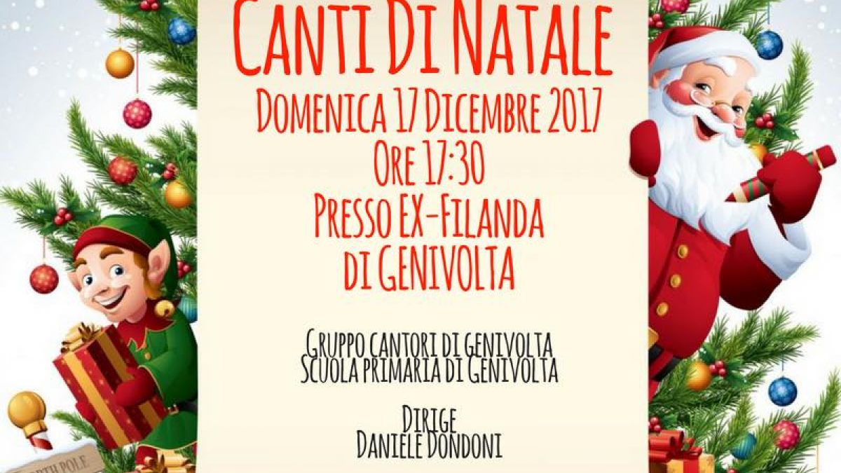 Canti Di Natale.Canti Di Natale A Genivolta A Genivolta 2017 Cr Lombardia Eventi E Sagre