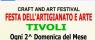 Festa  Artigianato Artistico A Tivoli, Seconda Domenica Del Mese Da Giugno A Dicembre - Tivoli (RM)