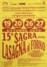Sagra Della Lasagna Al Forno A Massa Lombarda, 15ima Edizione - 2019 - Massa Lombarda (RA)