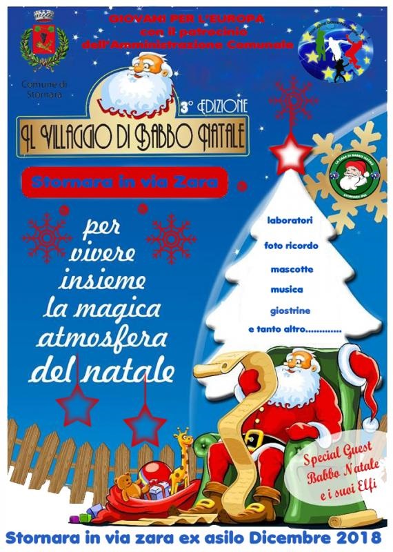 Il Villaggio Di Babbo Natale A Stornara A Stornara 2019 Fg Puglia Eventi E Sagre