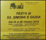 Festa Dei Ss Simone E Giuda A Cermenate, Edizione 2019 - Cermenate (CO)
