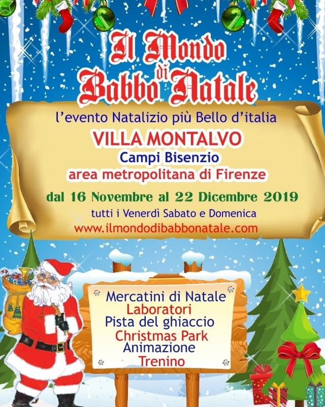 Villaggio Di Babbo Natale Italia.Il Mondo Di Babbo Natale A Campi Bisenzio A Campi Bisenzio 2019 Fi Toscana Eventi E Sagre