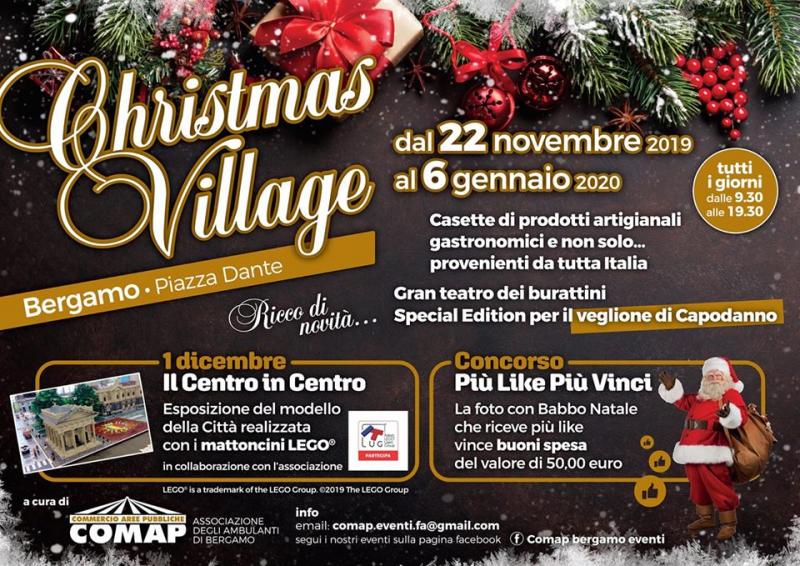 Villaggi Natale 2020.Il Villaggio Di Natale A Bergamo A Bergamo 2020 Bg Lombardia Eventi E Sagre