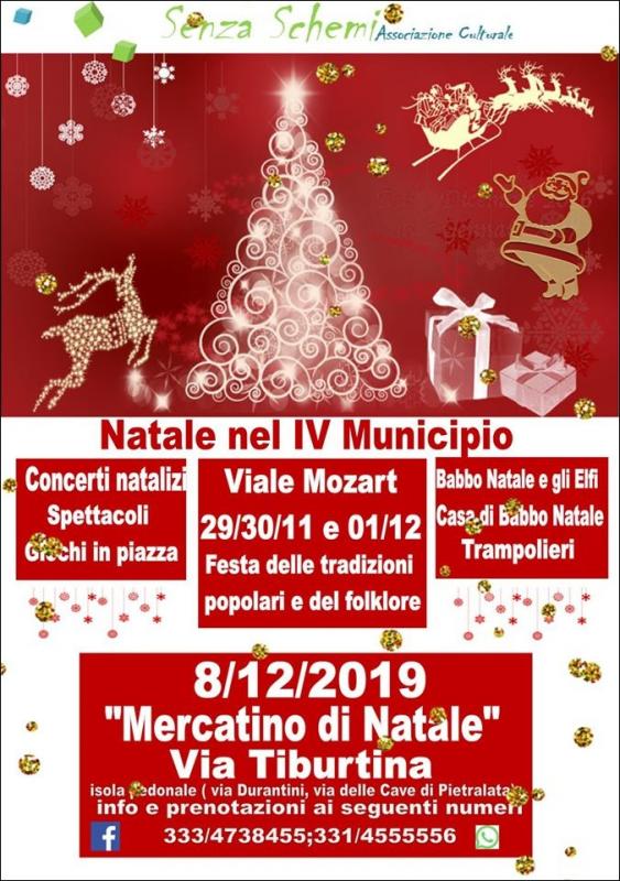 Babbo Natale 8 Dicembre Roma.Natale Nel 4 Municipio A Roma A Roma 2019 Rm Lazio Eventi E Sagre