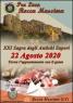 La Sagra Degli Antichi Sapori A Rocca Massima, 21ima Edizione - 2020 - Rocca Massima (LT)