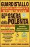 Sagra della Polenta, 57ima Edizione - 2025 - Guardistallo (PI)